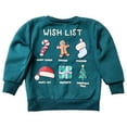 thumbnail image 2 of Infant & Toddler Boys & Gils Green Bluey Christmas Sweatshirt Top 18 Months, 2 of 2