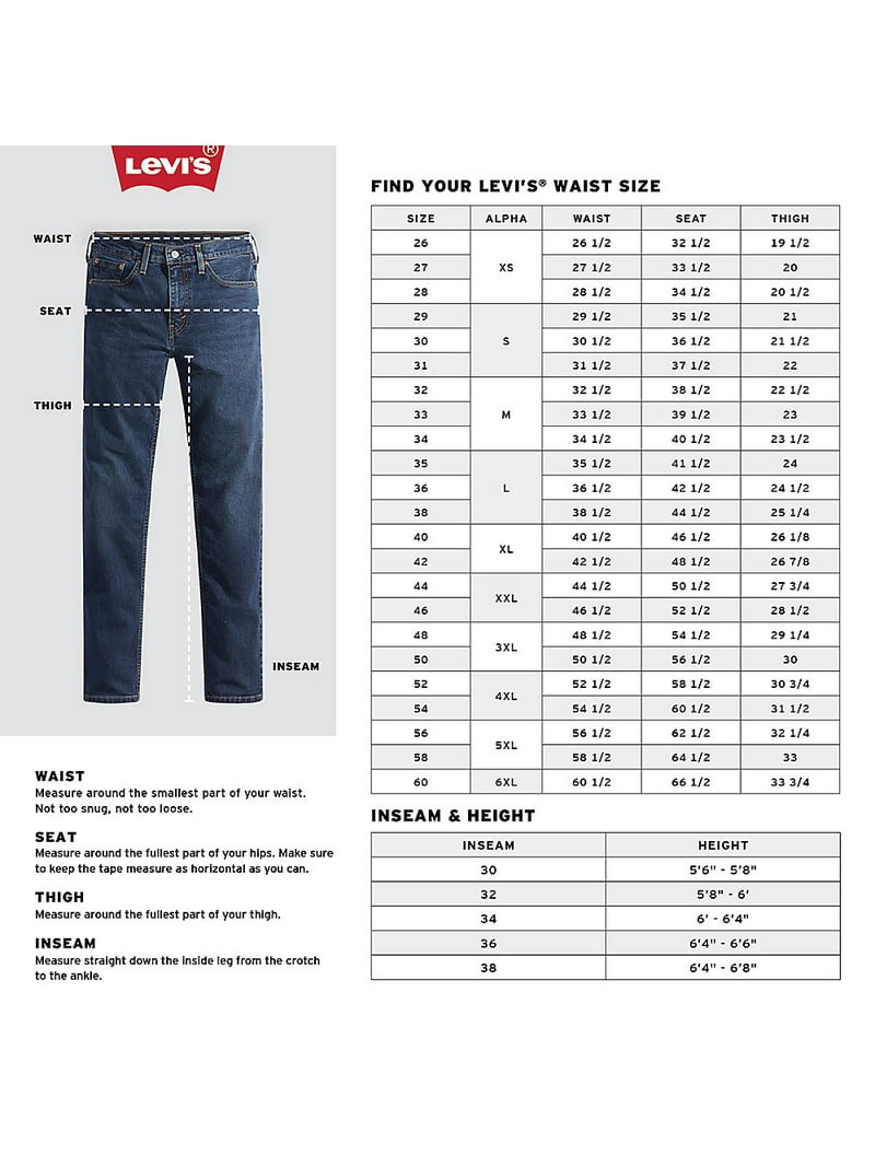 LEVI'S® USA製 デニム W32L32 501 good size Levi's Men's 501 Original Fit Casual Jeans, Blue, 100% Cotton