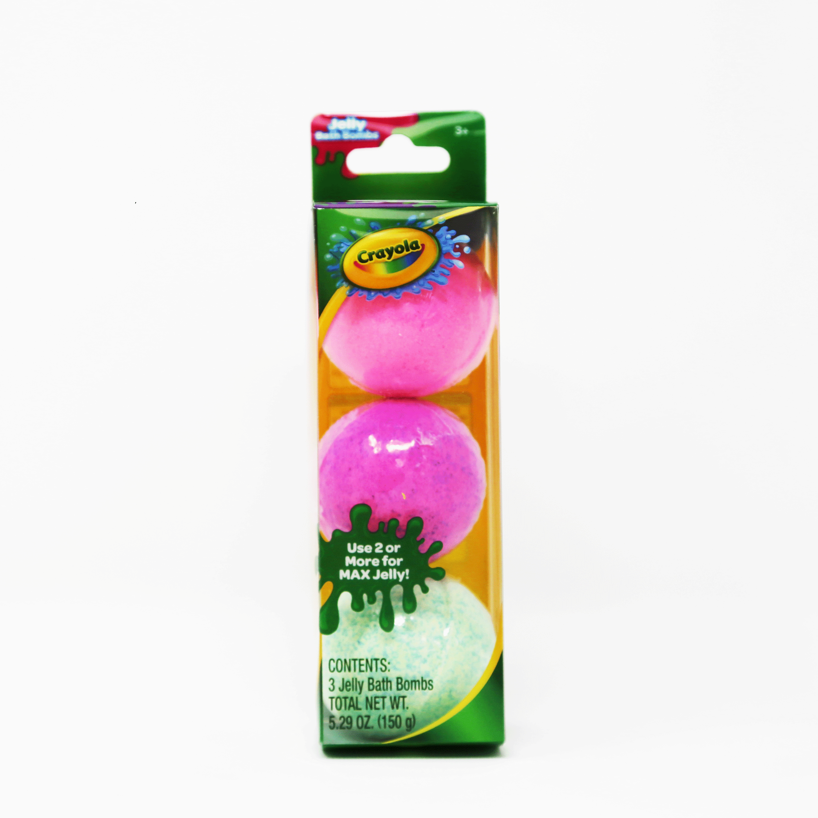 Crayola Jelly Bath Bombs Pink/Green