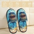 thumbnail image 2 of Sigee Colorful Underwater Shark for Cozy Furry Slippers Super Soft Indoor and Outdoor Use, Non-Slip Sole Slip On House Slippers-Large, 2 of 8