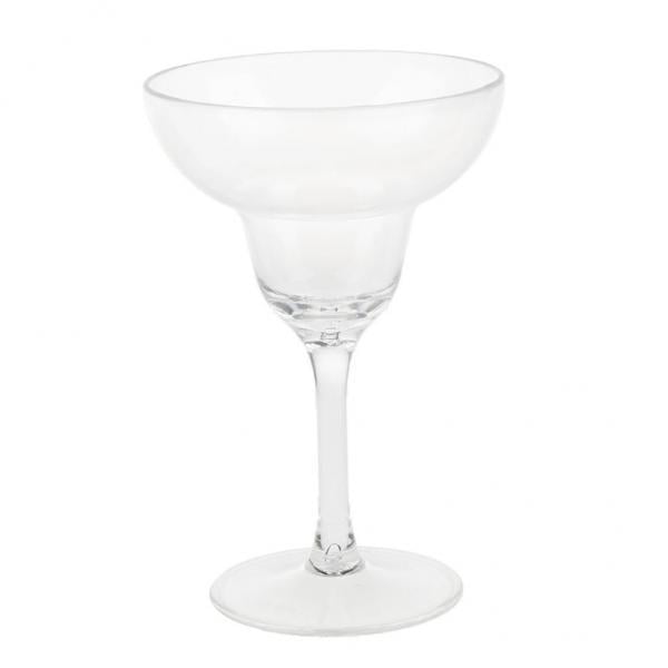 Almencla 2xAcrylic Margarita Glass Cup Drink Goblet Party Bar Restaurant 220ml