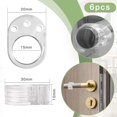 thumbnail image 4 of 6pcs Pvc Door Handle Bumpers Door Stopper Wall Protectors (transparent), 4 of 4
