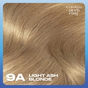 Clairol Nice'n Easy Permanent Hair Color Cream, 9A Light Ash Blonde, Hair Dye, 1 Application