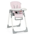 thumbnail image 1 of OLAKIDS High Chair for Babies & Toddlers, Foldable Highchair with Multiple Adjustable Backrest, Footrest and Seat Height, Removable Tray, Detachable PU Leather Cushion, Built-in Rear Wheels, 1 of 8