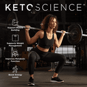 Keto Science Ketogenic Meal Shake Vanilla Dietary Supplement, Meal Replacement, Weight Loss, 20.7 oz, 14 Servings