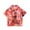 Red-16, variant on Ugoldhm Boys Hawaiian T-Shirts Lightweight Short Sleeve Beach Summer Print Cotton Top Button Down Shirt 1-12 Years
