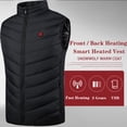 thumbnail image 4 of Chaleco calefactor de talla grande para S-6XL, chaleco calefactable de 2/4/8/9 zonas, chaqueta calefactora por Usb para hombre y mujer, ropa térmica, chaleco de caza con calefacción de invierno, 4 of 5