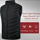 thumbnail image 4 of Chaleco calefactor de talla grande para S-6XL, chaleco calefactable de 2/4/8/9 zonas, chaqueta calefactora por Usb para hombre y mujer, ropa térmica, chaleco de caza con calefacción de invierno, 4 of 5
