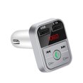 thumbnail image 1 of LeadingStar USB Car Wireless Car Auxiliary Adapter Bluetooth Car Kit with Dual USB Charging Ports FM Radio Transmitter Hands Free Calling, New, 1 Count, 1 of 8