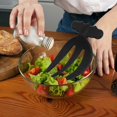 thumbnail image 4 of 2pcs Plastic Salad Claws Reusable Salad Forks Vegetable Forks Mixing ForksBlack15.50X9.50X2.50CM, 4 of 4