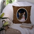 thumbnail image 3 of Caroline's Treasures SS8387PW1414 Starry Night Corgi Fabric Decorative Pillow, 14Hx14W, multicolor, 3 of 4
