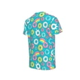 thumbnail image 5 of Honeii Donut Print Kids Boy T-Shirt,Breathable Round Neck Tee,Stylish Summer Tee for Boys, for Outdoor Activities and Casual Wear, 5 of 7