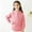 Red, variant on Swuxness Kids Long Sleeve Casual Undershirt Crew Neck Solid Color Pullover Comfortable Fall Tops Outerwear