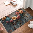 thumbnail image 4 of Fuzoiu Floral Dreamcatcher Elegance Print Door Mat Outdoor Indoor Welcome Mats, Front Doormat,Flannel Non Slip Durable Entrance Rugs for Front Door, Inside Outside Entry, Porch, Resist Dirt,16x24in, 4 of 7