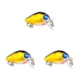 thumbnail image 3 of sweethay Wobbler-señuelo de Pesca Artificial, cebo de Pesca duro flotante, Señuelos de Pesca, lubina, anzuelo triple, 2,6 cm, 1 ud. Type1 NO1, 3 of 6