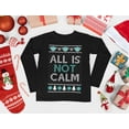 thumbnail image 4 of Tstars Womens Christmas Shirts Gift Quarantine Christmas Shirts Gift All Is Not Calm Ugly Xmas Family Holiday Shirts Xmas Party Christmas Gifts for Her Women Long Sleeve T Shirt, 4 of 4