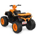 thumbnail image 6 of Topbuy 12V Electric Kids Quad ATV Ride on Car with LED Lights& Orange, 6 of 7