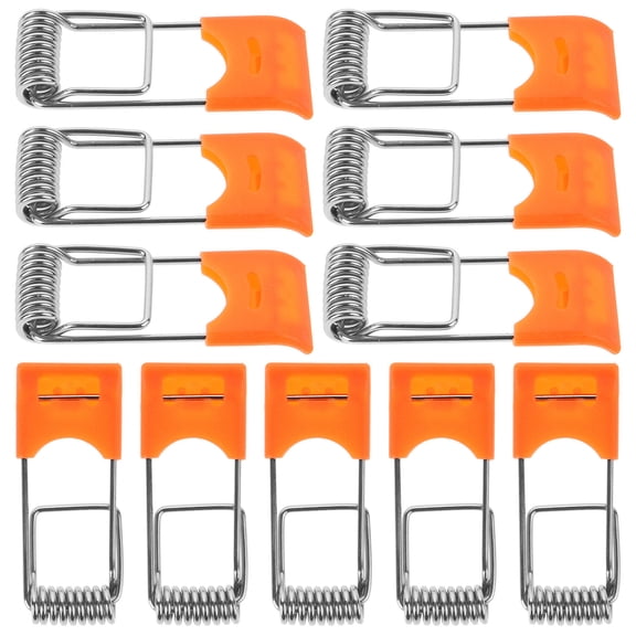 BESTOYARD 100Pcs Panel Light Spring Clip Secure Retaining Clamp for Recessed Light with Sturdy Plastic and Metal