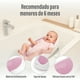 thumbnail image 4 of Bebbly Soporte para Bañera de Bebé Antideslizante con Base Ergonómica Reclinada para Recién Nacido Ideal para Baño Seguro y Cómodo en Lavabo o Tina 33 x 55 x 22 cm Bebés 0 a 6 Meses, 4 of 7