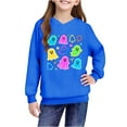 thumbnail image 6 of bbymog Halloween Clothes for Girls Boys Spooky Long Sleeve Pullover Hoodies Fall Hoodie for Boys Blue 7 Years, 6 of 10