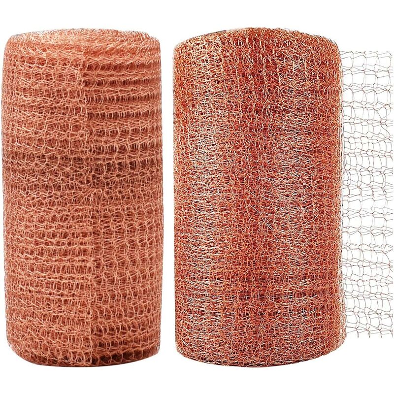 Filet En Cuivre Pur Anti-limaces Et Rongeurs - Rouleau De 6 M X 12,7 Cm - Pour Protéger Plantes, Arbres Et Maisons