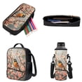 thumbnail image 3 of ZUXONGSY Robin Cherry Blossom Print Backpack for Boys Girls School Bag with Lunch Bag Pencil Case and Water Bottle Holder Set Kids 4 in 1 Bookbag Back Packs Satchel Travel Daypack Rucksack, 3 of 6