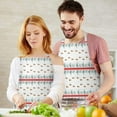 thumbnail image 3 of Christmas Tree and Bird Apron-Garden Aprons for Women with Pockets-Cotton Linen Waterproof Kitchen Cooking Gardening Aprons Adjustable for Kitchen,Cooking,BBQ and Salon 32"x27", 3 of 7