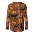 thumbnail image 5 of Heisall Womens Halloween Print T-Shirts Loose Round Neck Long Sleeve Pullover Casual Fashion Tops 2025 New Arrival, 5 of 5