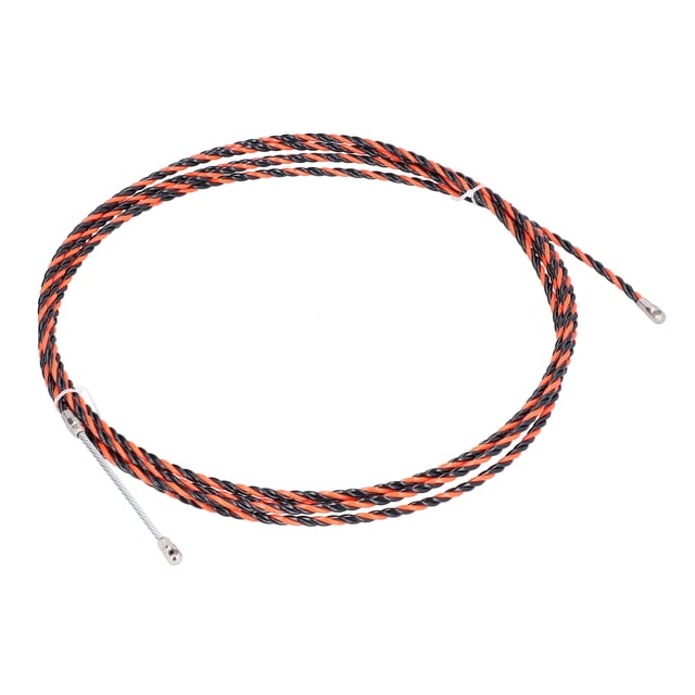 Sonew 5m Coated Wire Red Black Double Strand Rope Stainless Steel For Elevator Tower Crane,Hanging Cable,Coated Rope