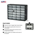 AkroMils 24 Drawer Plastic Storage Organizer with Drawers for
