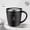 Black 350ml, variant on 17oz(500ml) 304 Stainless Steel Mug Double-layer Vacuum Cup Warm-keeping Cup Office Handy Coffee Cup with Handle Tea Cup Gift