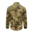 thumbnail image 5 of ZCFZJW Men's Camo Hawaiian Shirts Casual Long Sleeve Button Down Work Shirt for Men Beach Vacation Tees Shirts Party Dress Shirts Camouflage#04 S, 5 of 5