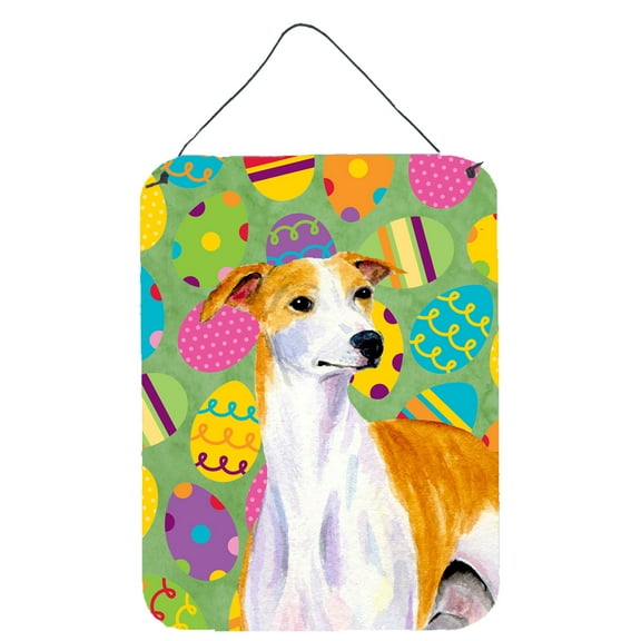 Whippet Easter Eggtravaganza Wall or Door Hanging Prints