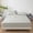 Gray, variant on Wheat Embroidery Waterproof Fitted Mattress Cover, 59.06 x 78.74 Inches Quilted Full Wrap Bed Protector, Liquid Proof Bed Cover, Gray