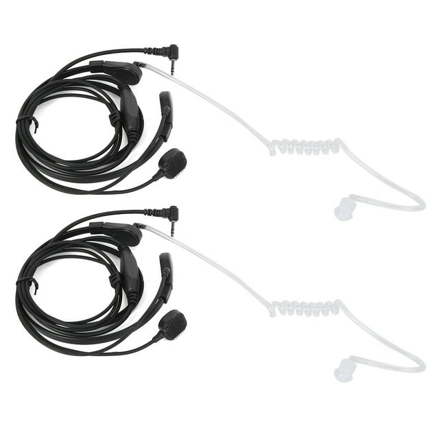 Auriculares para walkie talkie, 2 piezas de 2,5 mm, accesorio para walkie talkie, auriculares de radio bidireccional, máxima eficiencia