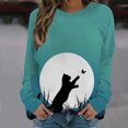 thumbnail image 1 of Amzcrzy Sweat-Shirt pour Femmes Col Rond Imprimé Manches Longues Hauts Blouse Régulière Imprimée Chemises Manches Longues pour Femmes Chandail Chandail en Molleton Col Rond Chandail en Molleton pour Femmes S, 1 of 5