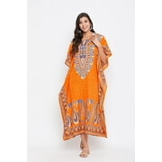 Women's Plus Size Kaftan Dresses Boho Long Maxi Dress Ladies Casual Hippie Kimono Sleeve Loose Caftan Online