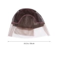 thumbnail image 2 of BRIGHTFUFU Peluca delantera de encaje transpirable Cap Correas ajustables Peluca de encaje Red de pelo para hacer peluca, 2 of 7