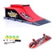 thumbnail image 2 of Set de Rampa de Skate Monopatín de de Diapasón Juguete Fresco de Sistema de Fingerboard, 2 of 9