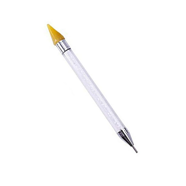 Reactionnx Rhinestone Picker Wax Pencil Pen, Double Head Pick Up