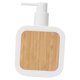 thumbnail image 4 of Dispensador de jabón líquido de 390 ml, vacío, para cocina, elegante, para baño, manual. blanco, 4 of 9