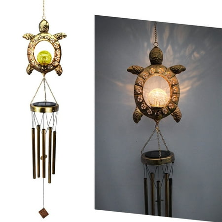 

Outdoor Garden Waterproof Light Solar New Tortoise Wind Chimes Light Retro Iron Light Memorial Wind Chime Garden Decor Christmas Halloween Decoration Room Home Decor XYZ 5610