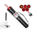 thumbnail image 1 of Juguete para gatos Red Beam con puntero láser IVVTRYI, recargable por USB, 1 of 6