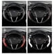 thumbnail image 5 of fundas negras para volante de coche, antideslizantes, para la mayoría de coches, universales., 5 of 5