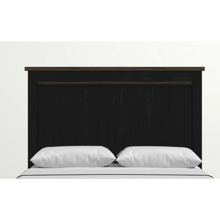 Jofran Madison County Rustic Reclaimed Pine Farmhouse King Panel Headboard