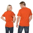 thumbnail image 2 of Wholesale 12 x OTTO 6.1 oz. Comfy Cotton Jersey Knit Unisex Heavyweight Comfy Tee T-Shirt - Orange - (12 Pcs), 2 of 3