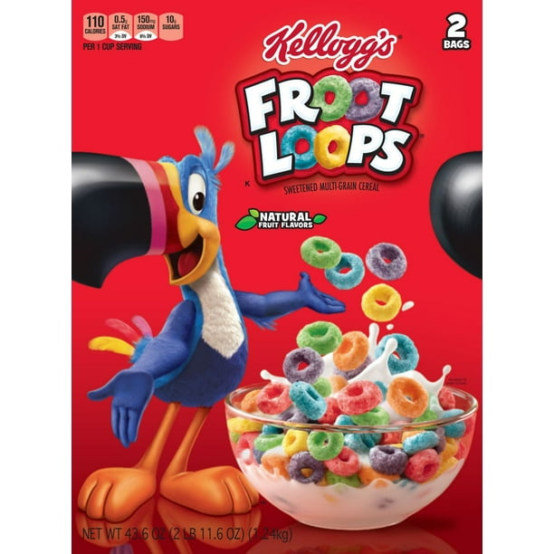 Product of Kellogg's Froot Loops 2 Pk. 21.8 oz. - Walmart.com - Walmart.com