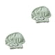 thumbnail image 1 of Ounissouiy Toalla de secado de cabello para mujer, gorro de baño ajustable elástico portátil, gorro de ducha con lazo, suministros de baño Tipo 2 2piezas, 1 of 6