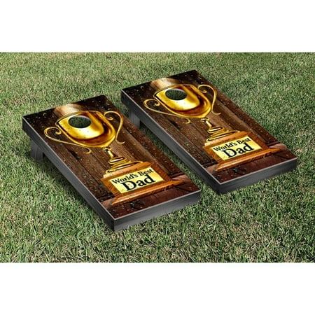 Victory Tailgate Worlds Best Dad Cornhole Game