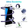 thumbnail image 4 of Micro USB Charger Block, 2 Pack Wall Charger with 6FT USB A to Micro Cable, USB Charger Brick Cube Android Phone Charger with High Speed Micro Charging Cable Compatible for Samsung Android, Purple, 4 of 8